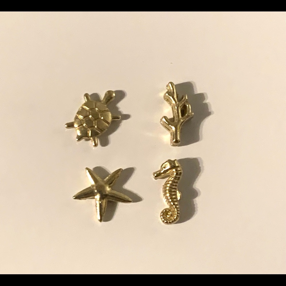 Sea/ Ocean Theme Locket Charms Set